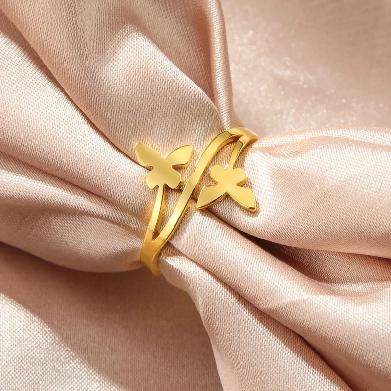 Bague Deux Papillons