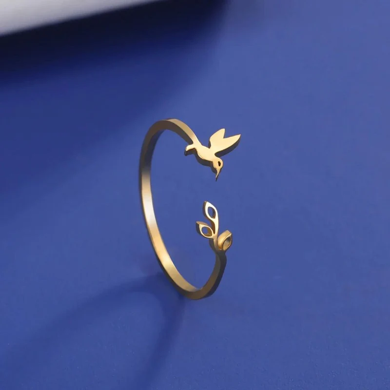 Bague Oiseau Ouverte