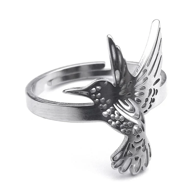 Bague Oiseau Gris
