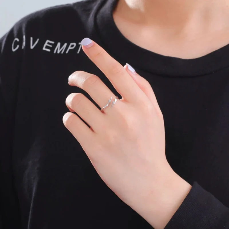 Bague Éclair Acier Inoxydable