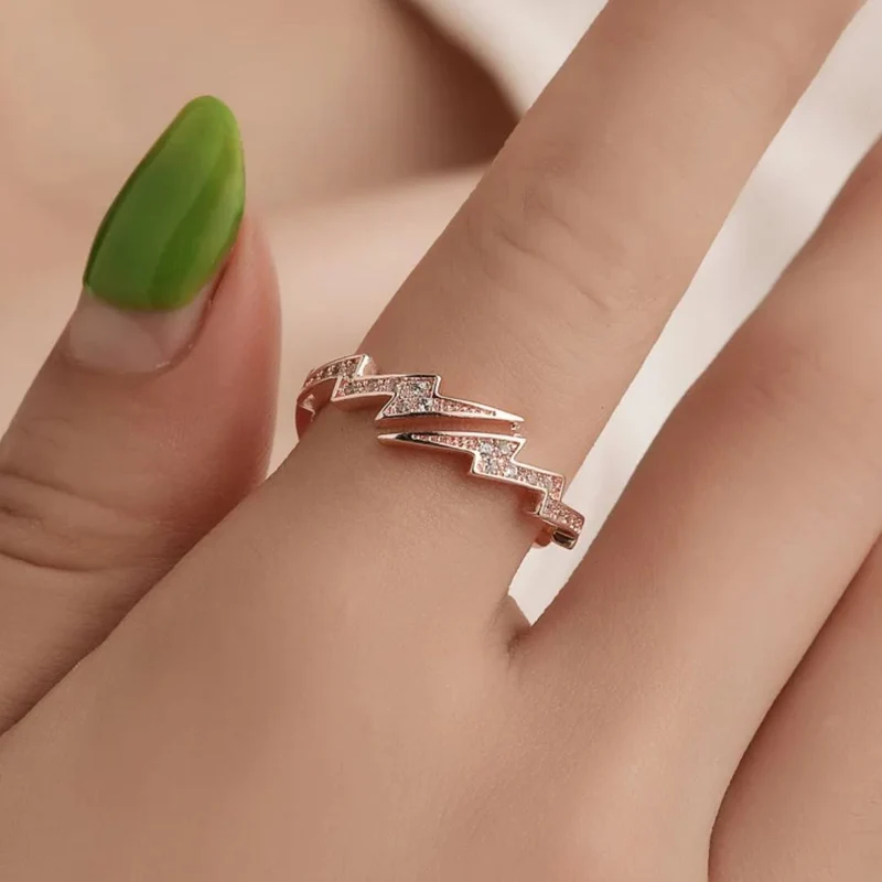 Bague Double Éclair