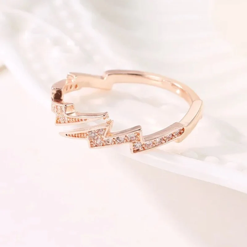 Bague Double Éclair
