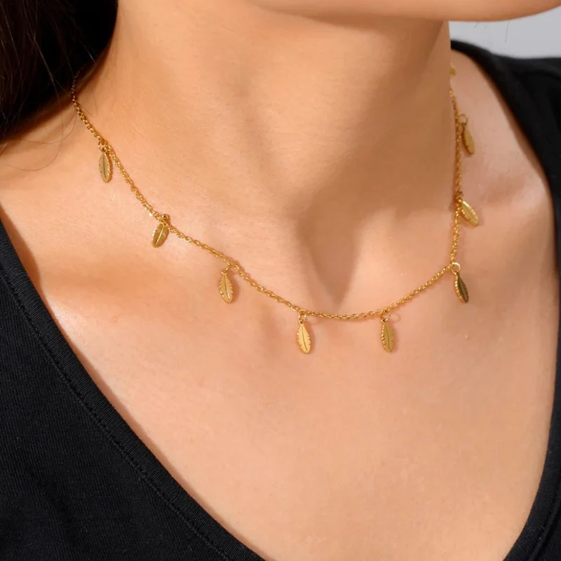 Collier Plume Multiple