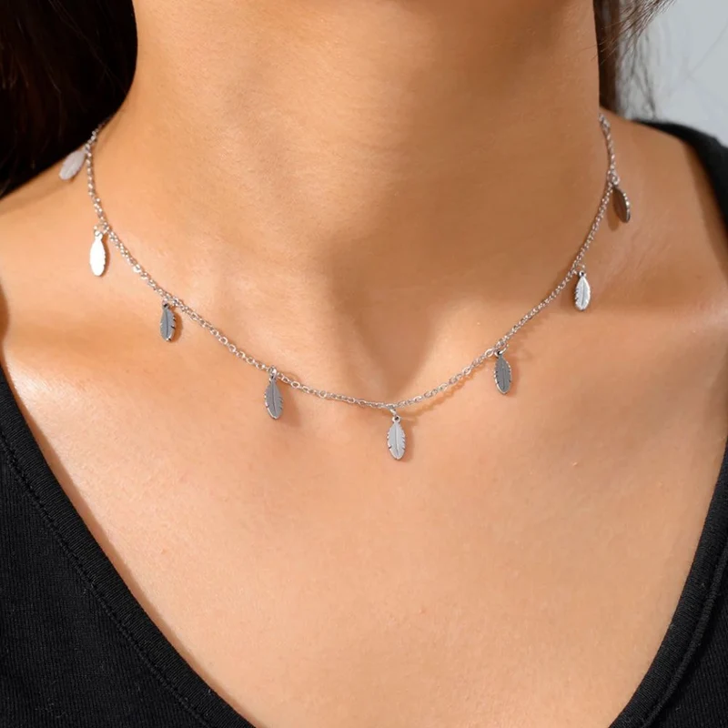 Collier Plume Multiple