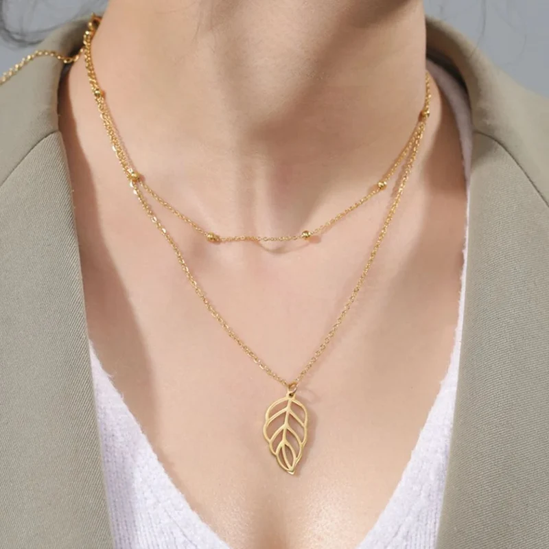 Collier en Plume