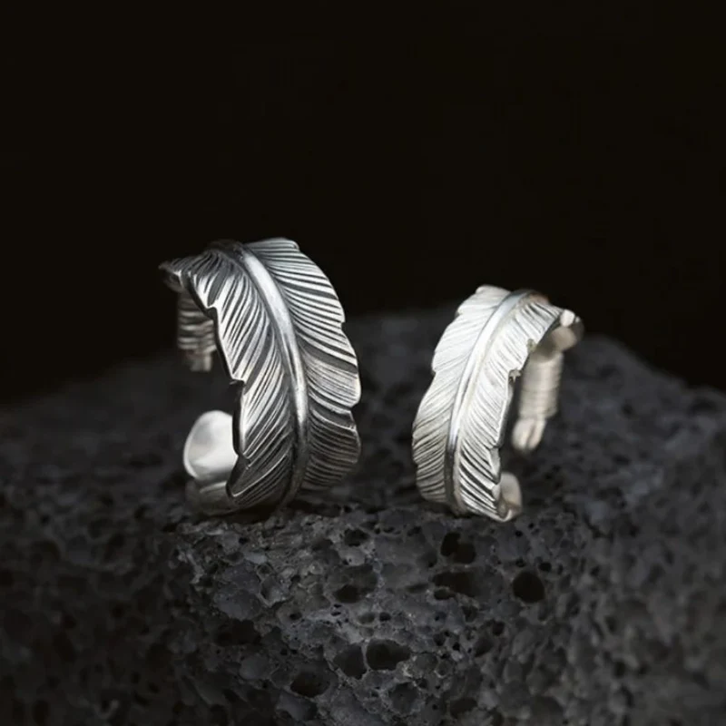 Bague Plume Couple