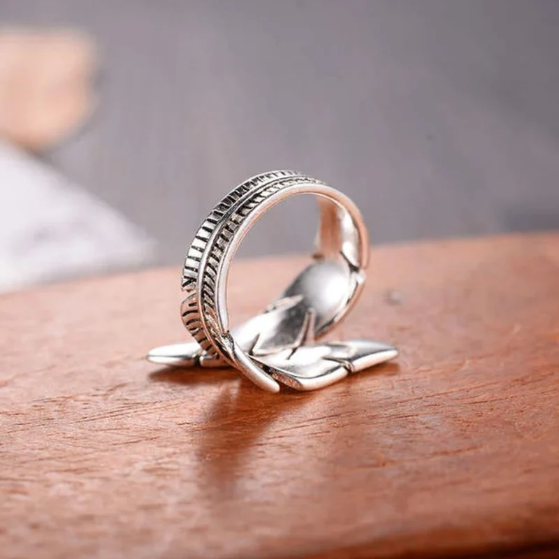 Bague Plume Femme