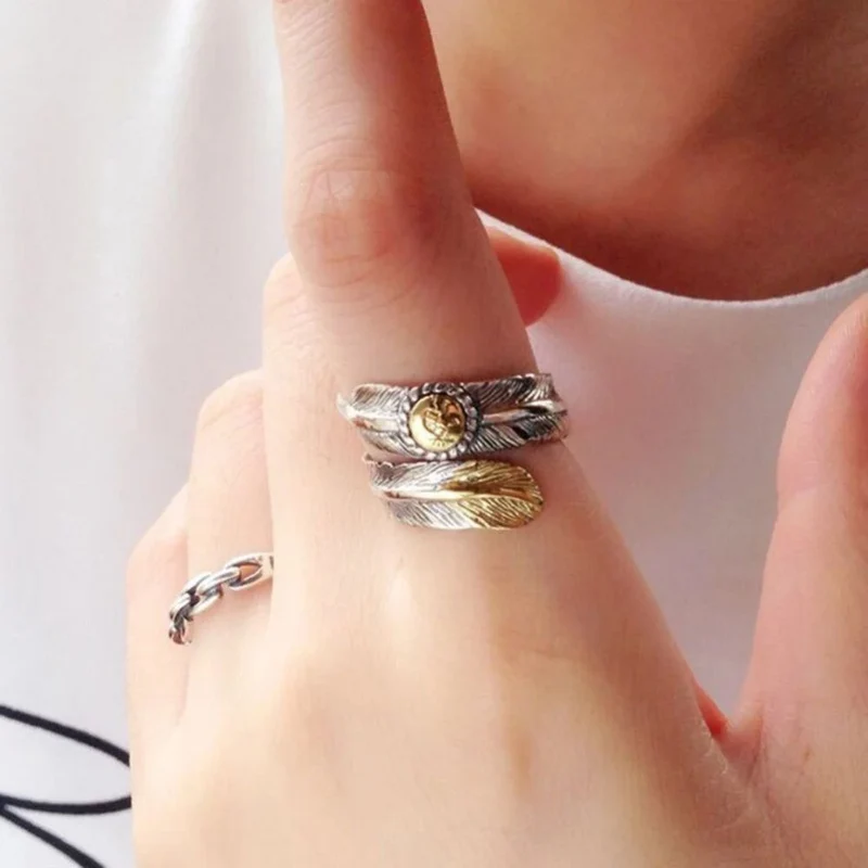 Bague Plume Antique