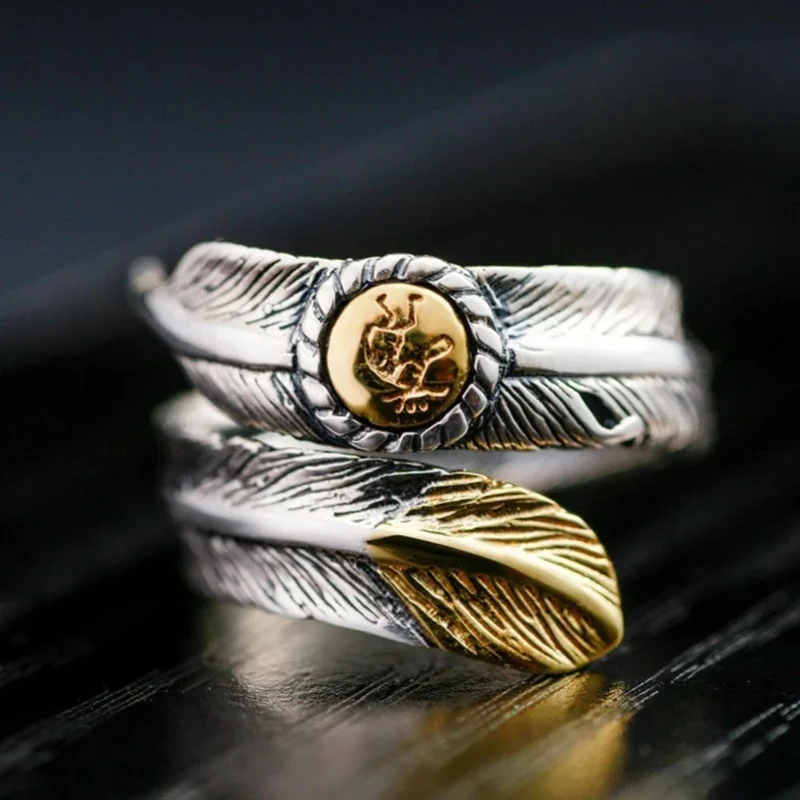 Bague Plume Antique