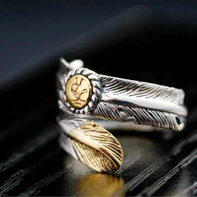 Bague Plume Antique