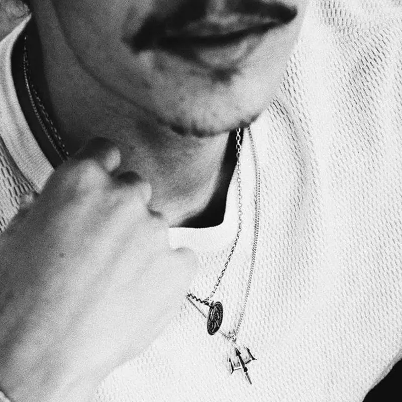 Collier Trident Homme