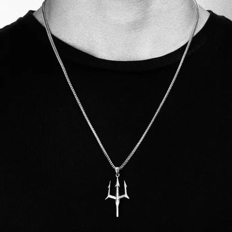 Collier Trident Homme