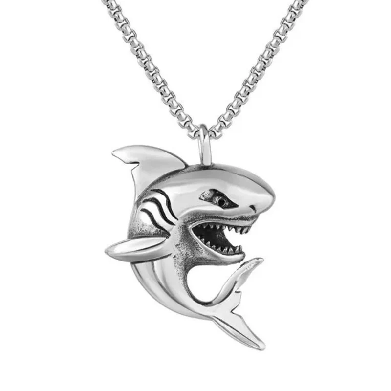 Collier Requin Homme