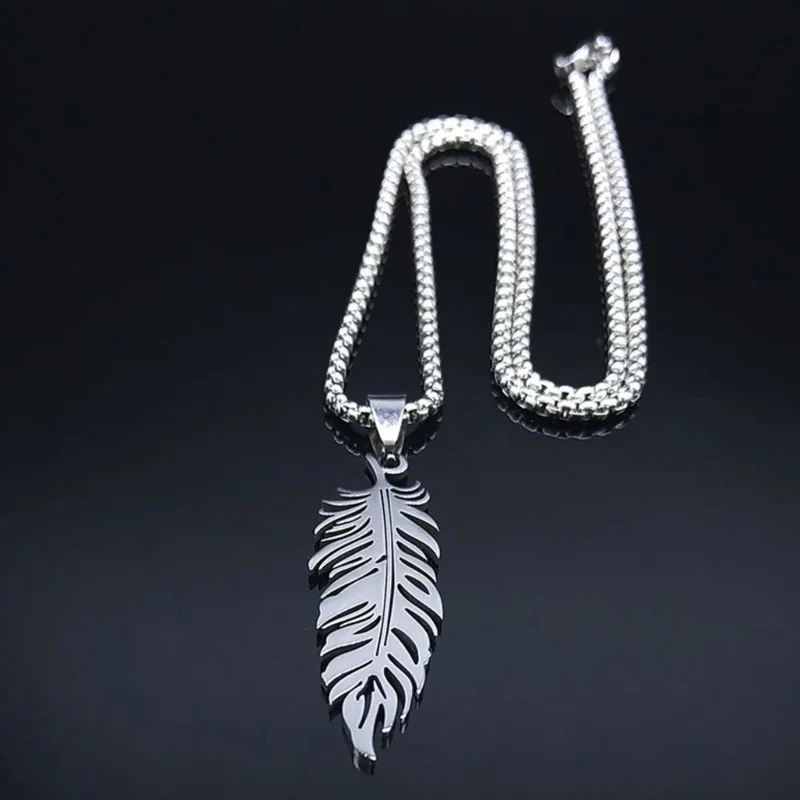 Collier Plume Homme