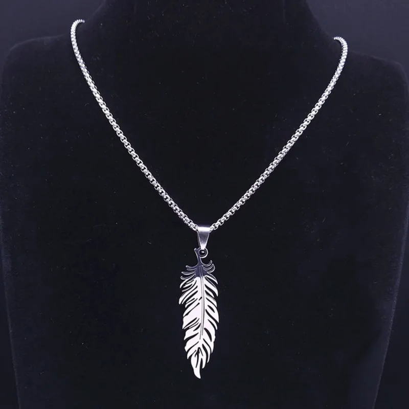 Collier Plume Homme