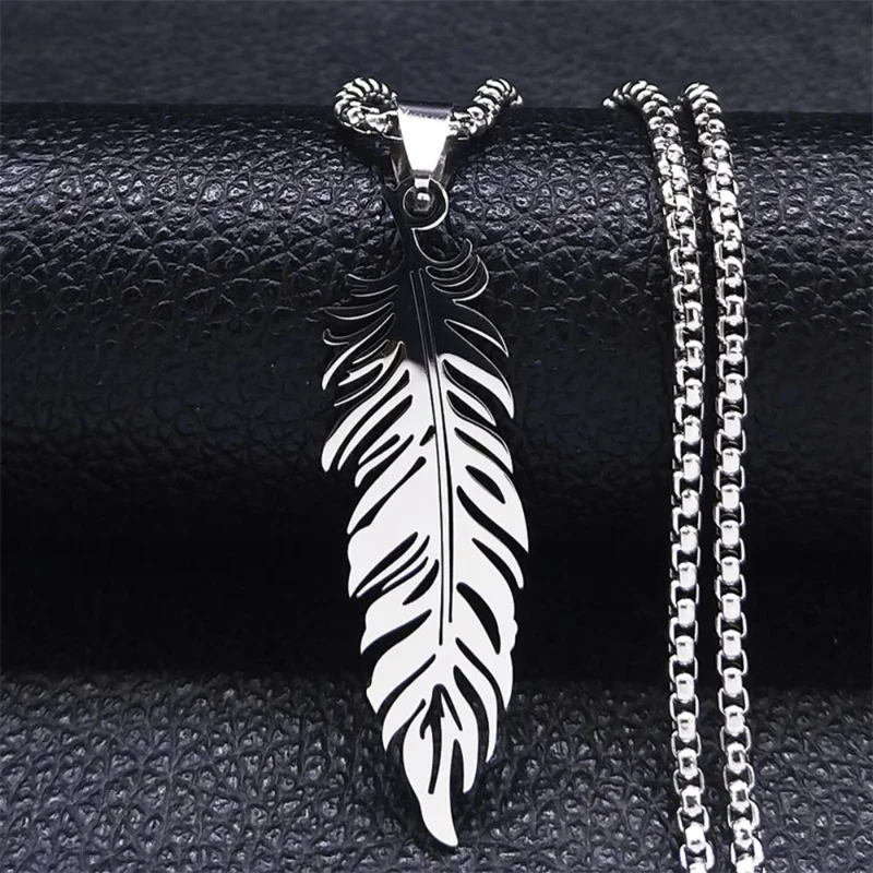 Collier Plume Homme