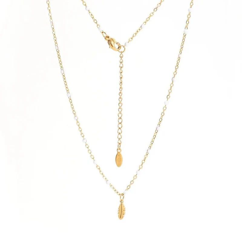 Collier Plume Bohème