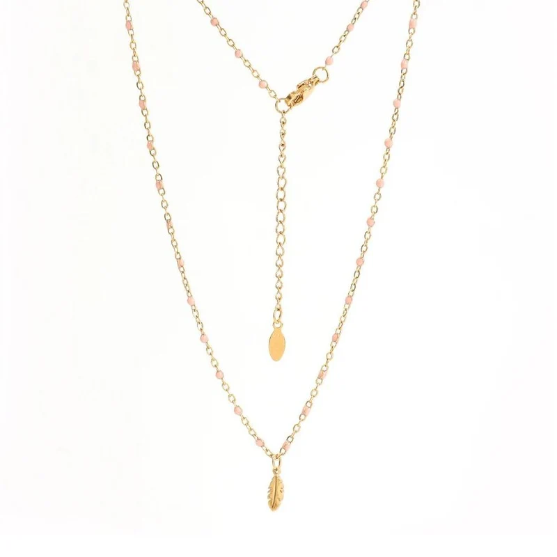Collier Plume Bohème