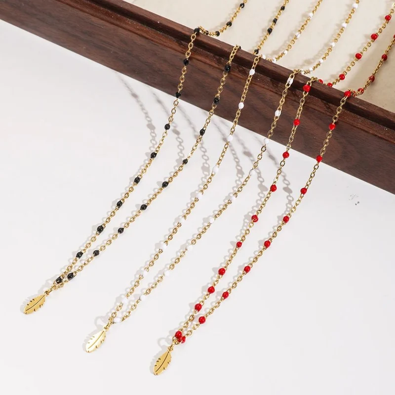 Collier Plume Bohème