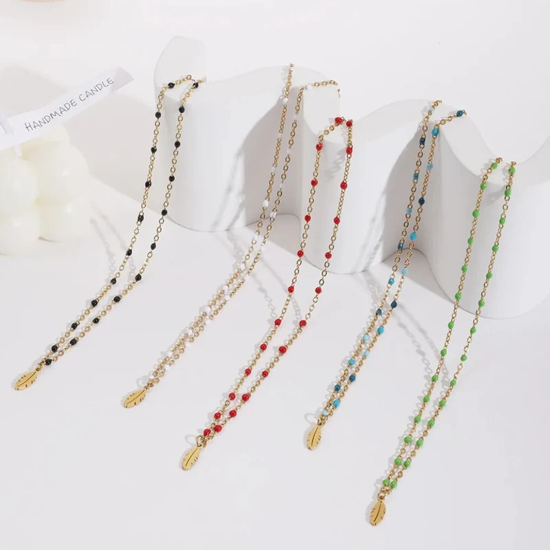 Collier Plume Bohème
