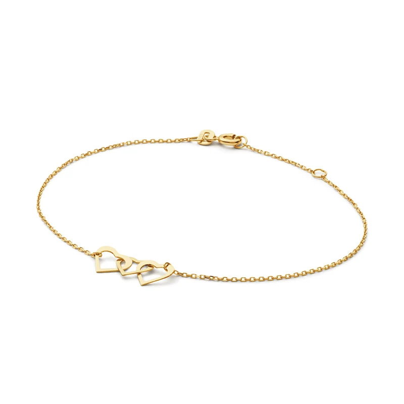 Jackie Gold Moving Love 14 Karat Gold Bracelet JKB25.550