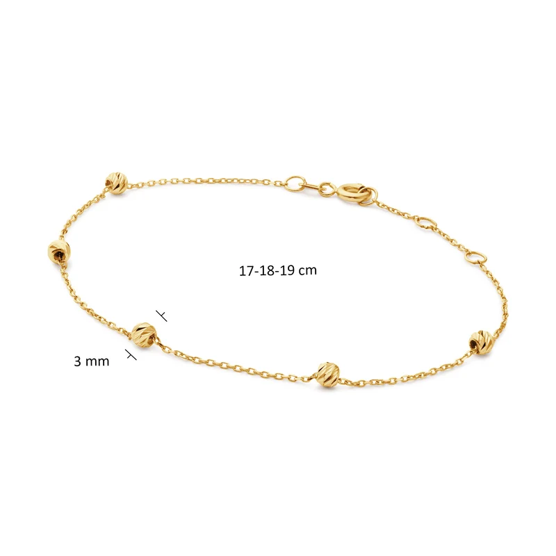 Jackie Gold Rembrandt 14 Karat Gold Bracelet JKB25.554