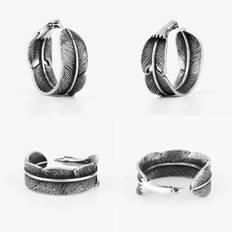 Bague Plume Aigle
