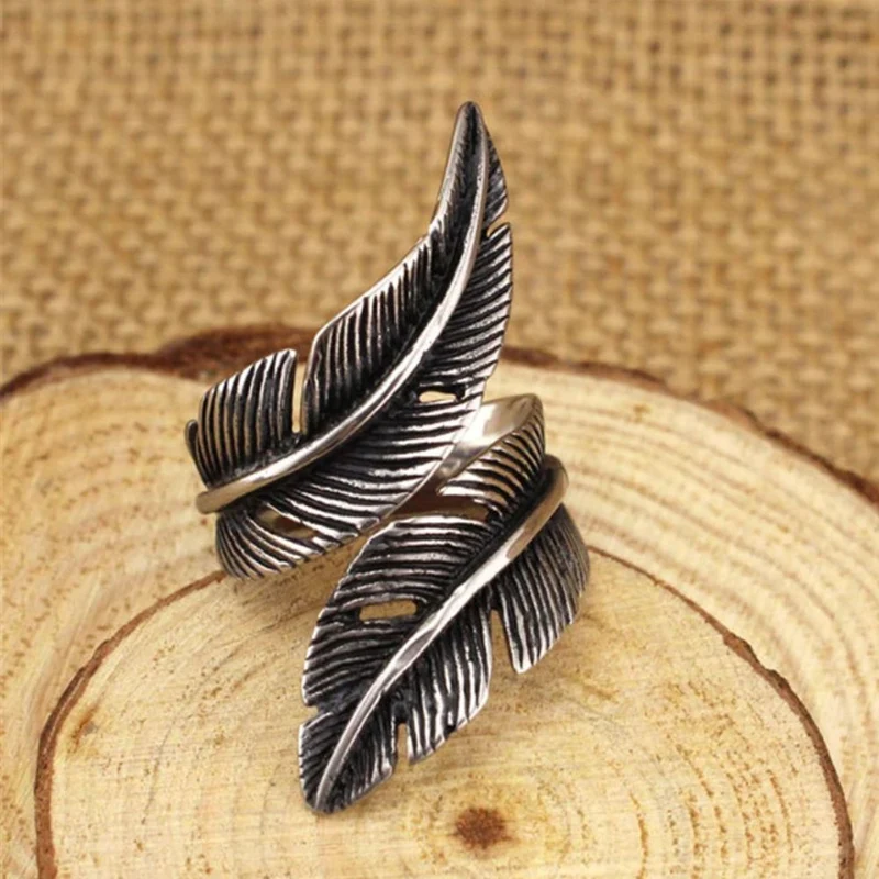 Bague Plume Homme