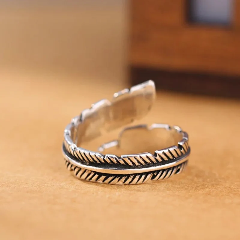 Bague Femme avec Plume