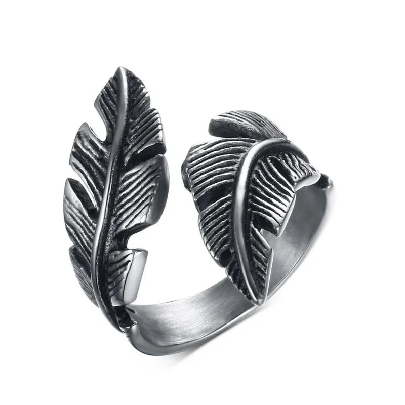 Bague Double Plume