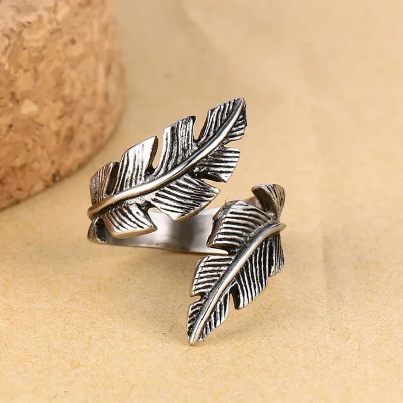 Bague Double Plume