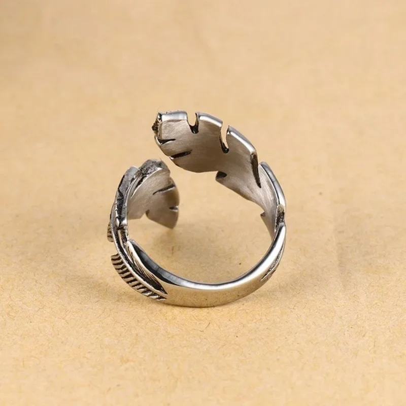 Bague Double Plume