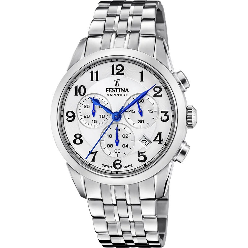 Montre Festina Suisse Chrono Acier F20040_1