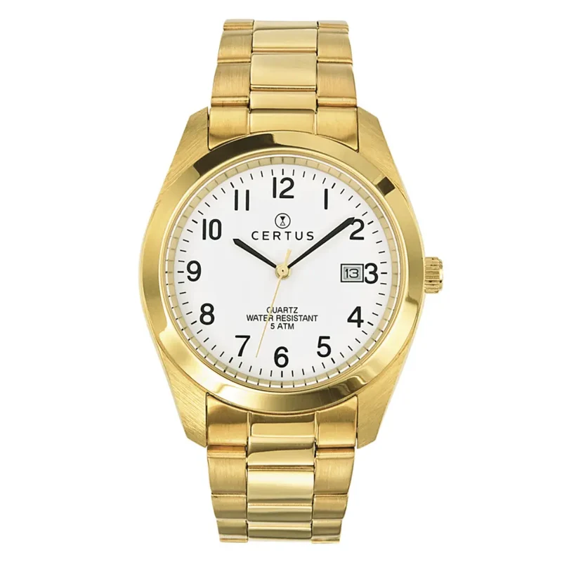 Montre Certus Bracelet Acier Doré 617007