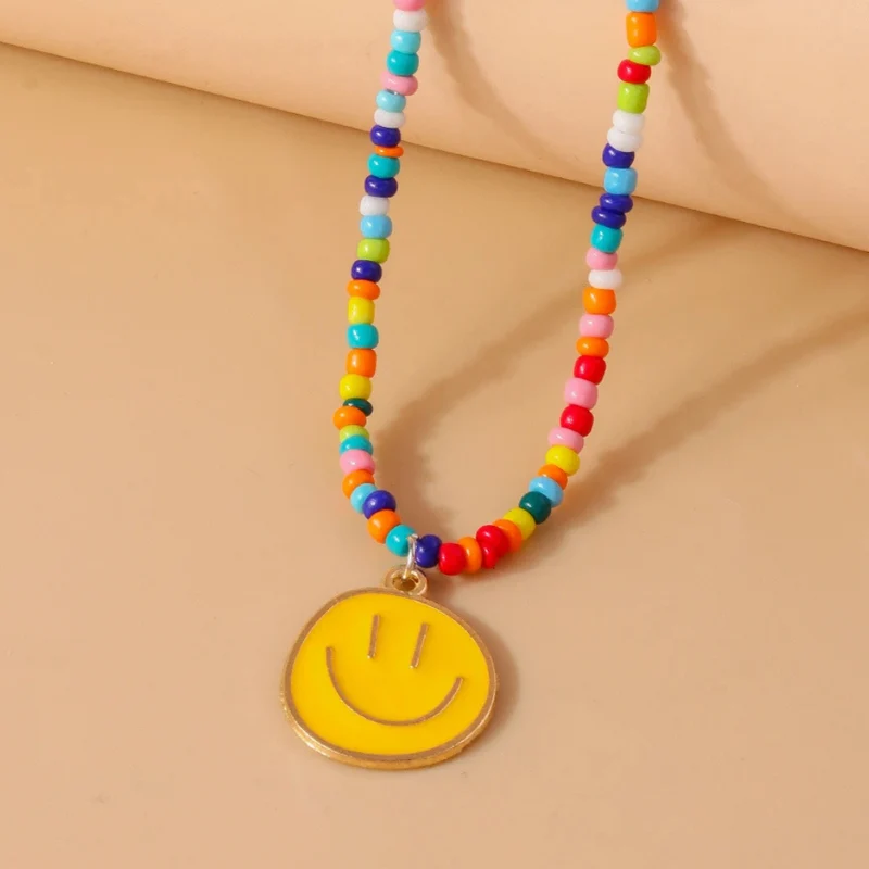 Collier Smiley Couleur