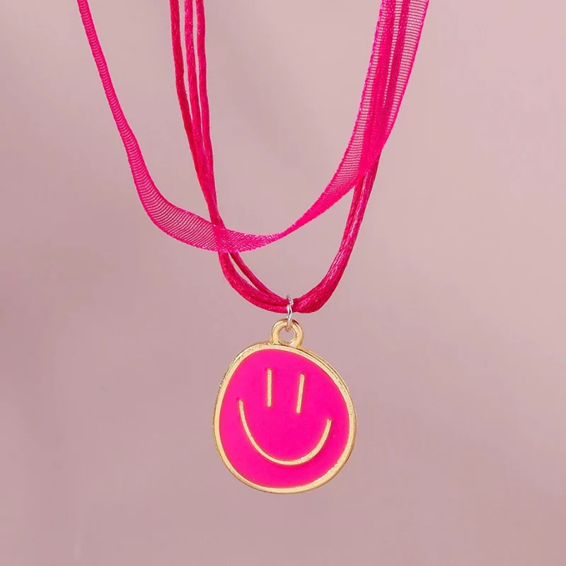 Collier Smiley Couleur