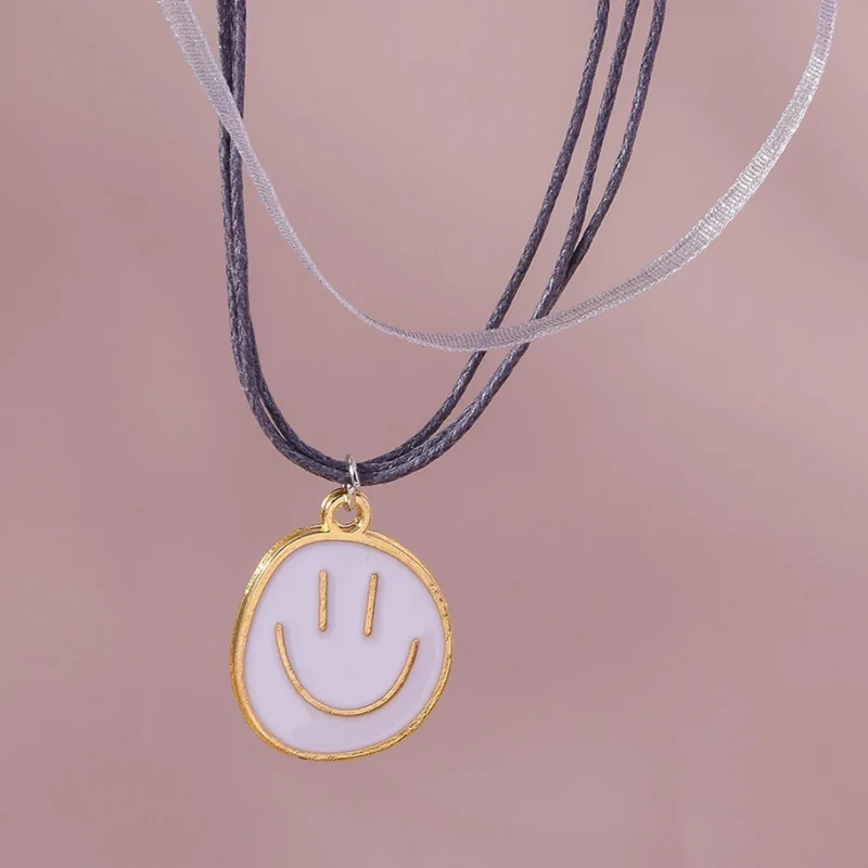 Collier Smiley Couleur