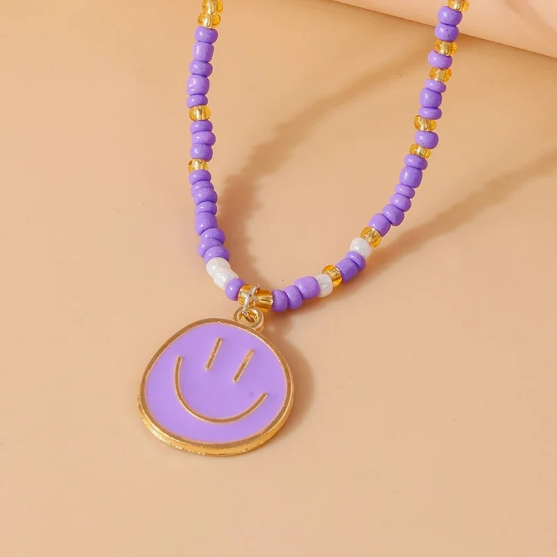 Collier Smiley Couleur