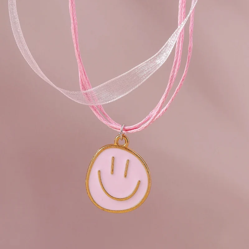 Collier Smiley Couleur