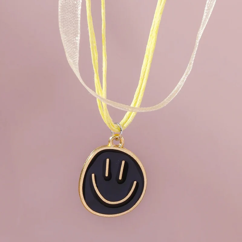 Collier Smiley Couleur