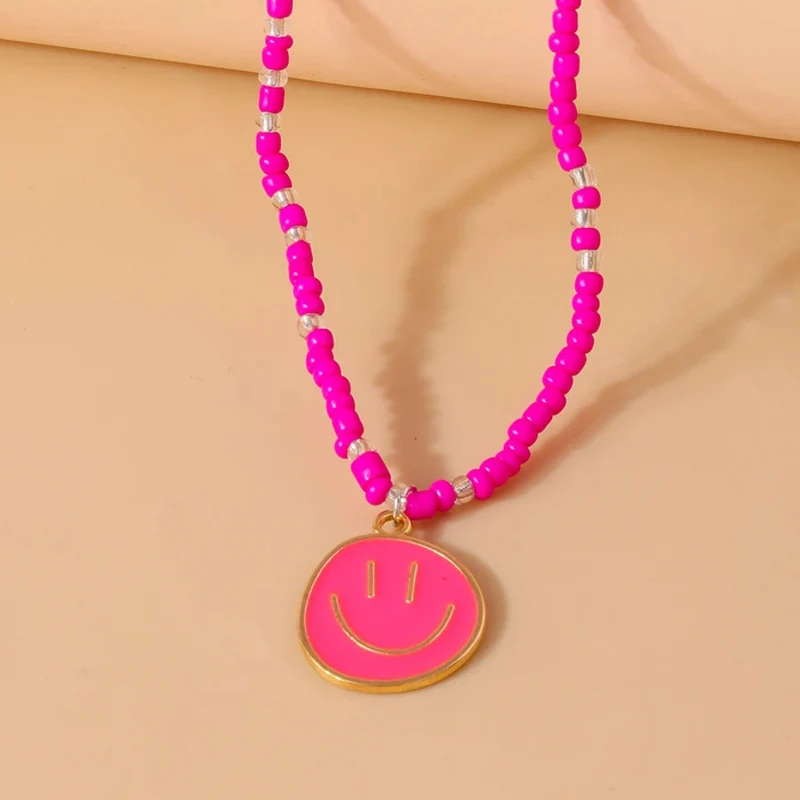 Collier Smiley Couleur