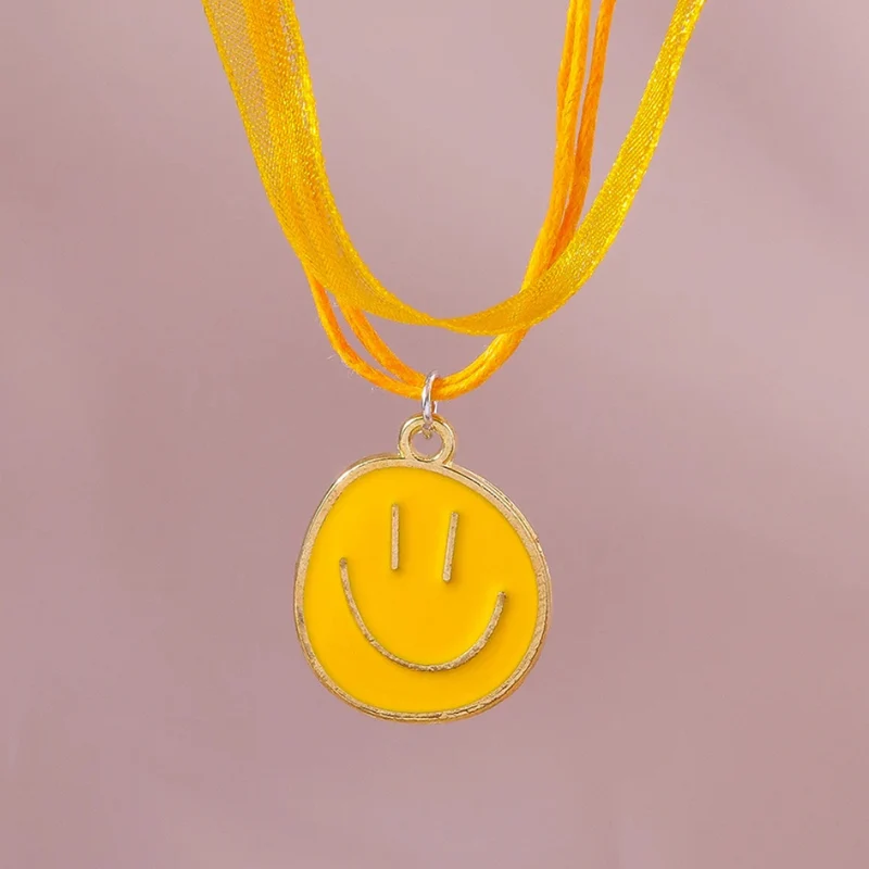 Collier Smiley Couleur