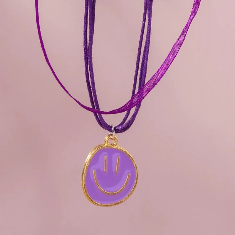 Collier Smiley Couleur
