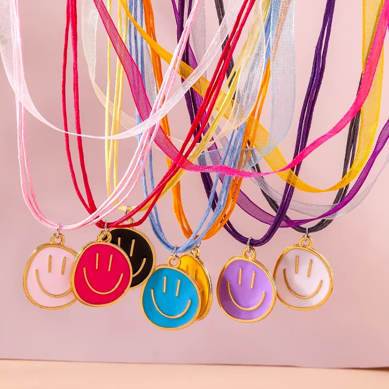 Collier Smiley Couleur