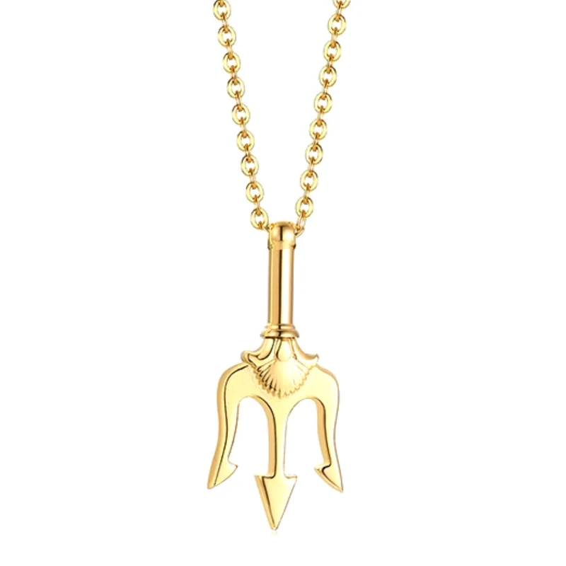 Collier Trident Acier Inoxydable