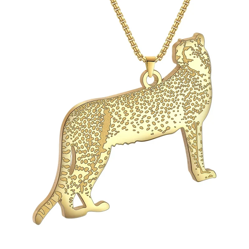 Collier Pendentif Guépard