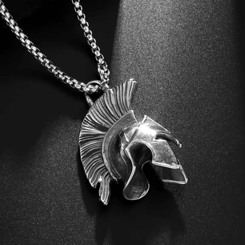 Collier Casque Spartan