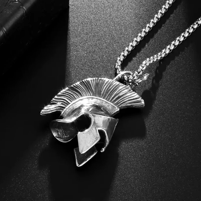 Collier Casque Spartan