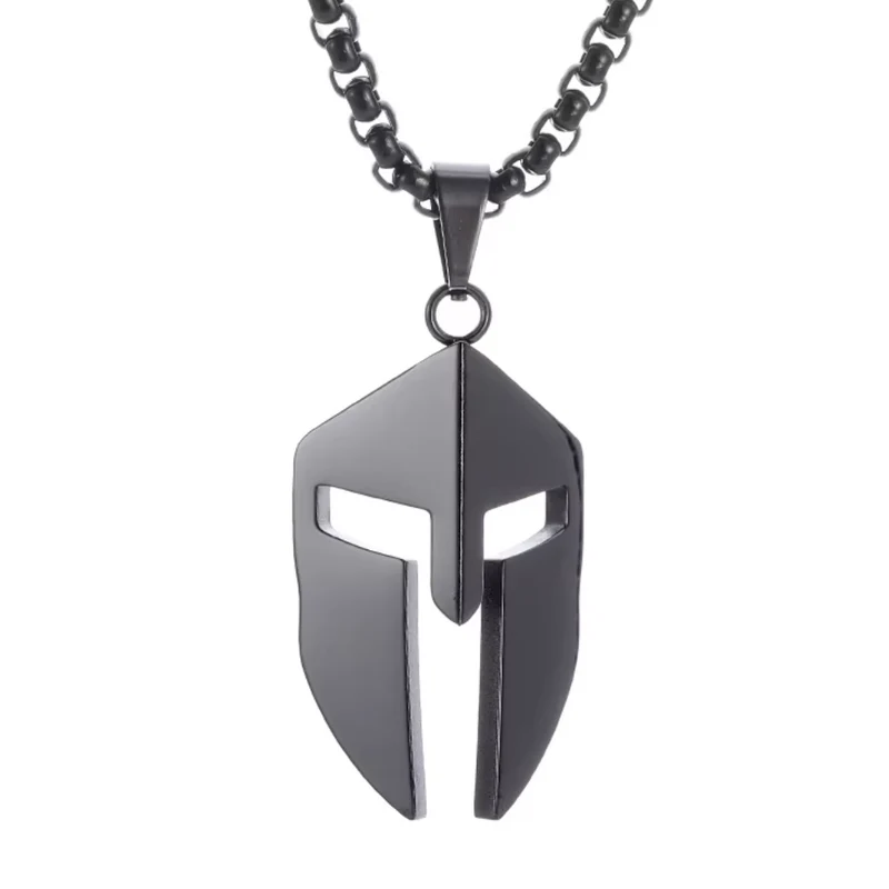 Collier Casque Spartiate Homme