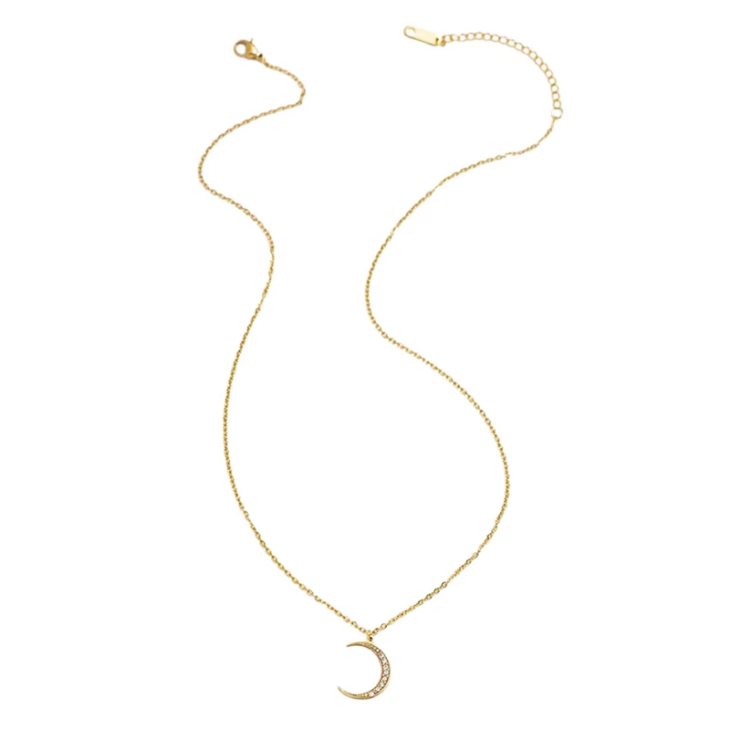 Collier Lune Or